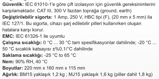 Megger MJ15 Kollu İzolasyon Test Cihazı